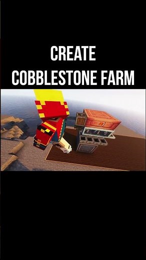 Create CobbleStone farm. Tutorial / guide 1.18.2 - 1.20.1 (minecraft java)