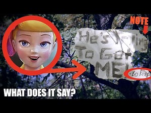 BO PEEP LEFT ME A NOTE IN REAL LIFE! *Toy Story 4*