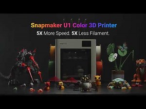 Snapmaker U1 3D Printer Spotlight | Print 4 Colors Simultaneously in One Go!