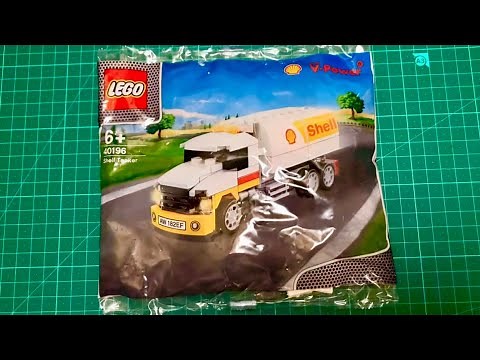 NEW! Shell V-Power - LEGO® model Shell Tanker set 40196
