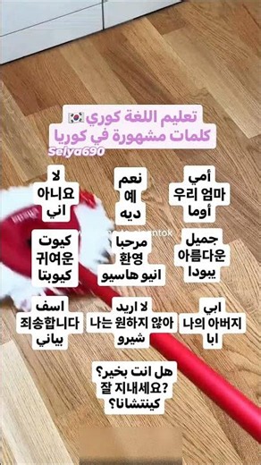 تعليم اللغة كوري 🇰🇷 كلمات مشهورة في كوريا #ملكة_النصائح #نصائح_سيليا