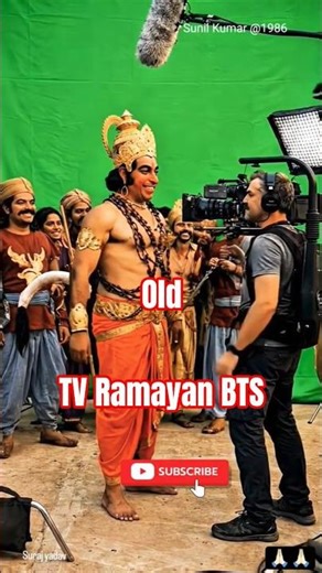 Old Ramayan Shooting BTS 😱 | 1987 Ramayan Secrets Revealed 🔥#shorts #ramayan #ai #video #song