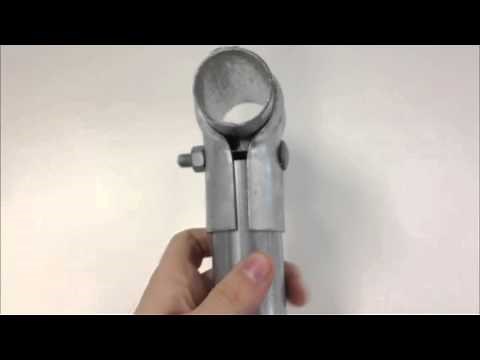 End Rail Clamps Chain link Fence Fittings