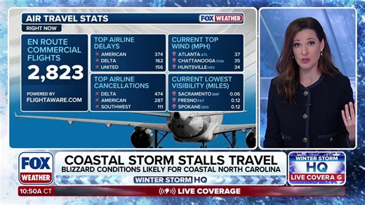 Nor'easter triggers travel woes