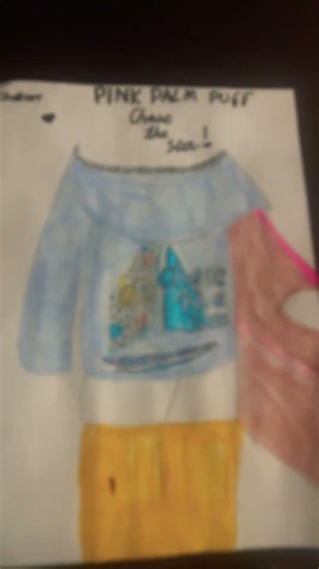 Ppp chase the sun drawing ! #chasethesunhoodie #pinkpalmpuff @pinkpalmpuff