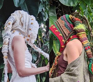 Crochet Fae Elf Hood Pattern: Long Pixie Hat (PDF Download) - Etsy