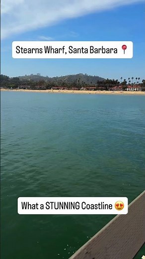Views from the pier in Santa Barbara 🌴👀 Stearns Wharf 📍