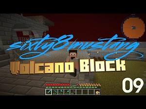 Minecraft Volcano Block modded Ep 9 Energion Dust, Snow, Quartz and a Power Crystal