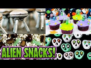 Making 4 ALIEN SNACKS! - Bunny's Kitchen!
