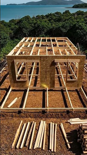 The Entire Cabin Build Process Explained Step by Step #tutorial #diy #construction