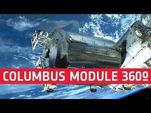 Kolla in Columbus-modulen på ISS. ESA:s laboratorium på den internationella rymdstationen.