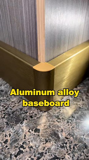 Aluminium alloy baseboard #trim #trims #metaltrims #tiletrim #buildingmaterials #harmercoverings #aleadtrend #aleadhome #highendcustom #highendbuildingmaterial #highendbuildingmaterials #highendprojects #newtrendmaterial #newtrendmaterials #latestdesignmaterials #latestdesignmaterial #designelements #designelement #populardesign #populardesigns | AleadTrend