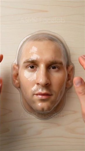 Messi Face ASMR 🤯 #ASMR #Satisfying #messi