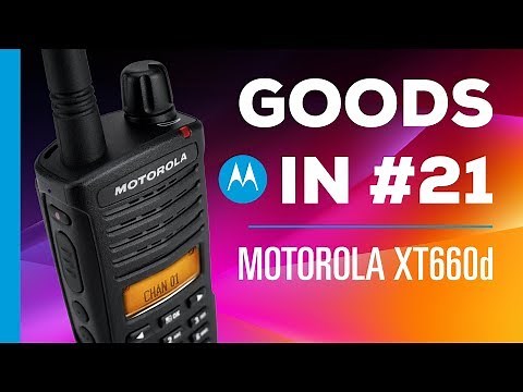 Goods In #21 - Motorola XT660d dPMR446 Business Radio