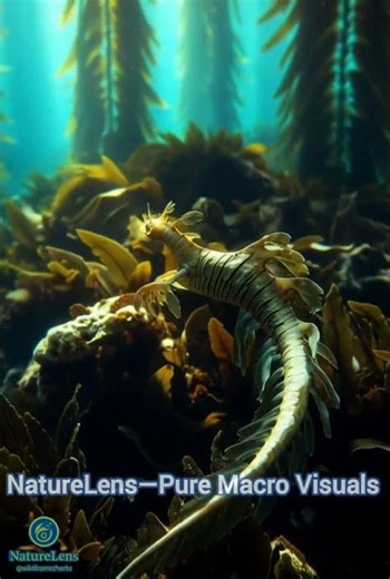 Macro Nature Visuals – Leafy Sea Dragon | #NatureLens