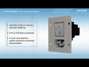SCHURTER DG11 Power Entry Module