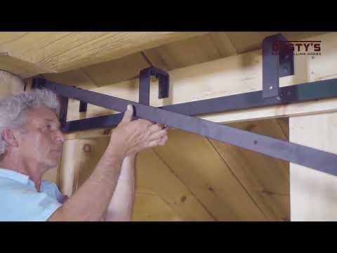 Bypass Barn Door Hardware Kit Installation - Dusty's Rustic Rolling Doors