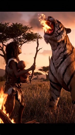 The Mother Who Became The Beast #animals #wildlife #earlyhuman #prehistorichumans