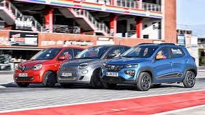 Dacia Spring, Fiat 500e Renault Twingo Electric: E-Auto-Vergleich - AUTO BILD
