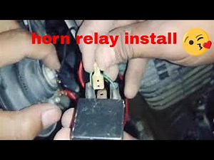 How to Wire 12v Horn relay | Easy And Simplest| Connect Two Horan And Relay. Seve Your Battery |