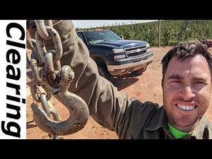 Clearing Trees With A Tow Chain and Truck