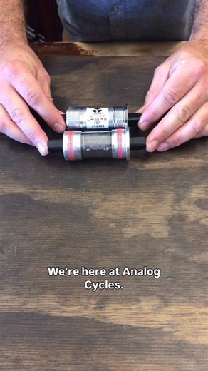 Analog Cycles on Instagram: "Square Taper Bottom Brackets Part 1: Sealed cartridge bearings for keeping the gravel and grit on the road where it belongs, low maintenance components that let you spend more time in the saddle and less in the shop"