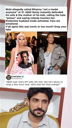 ASAP Rocky Goes FULL Protective Mode for Rihanna vs Nicki!