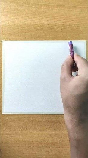 How to to draw beautiful scenery with oil pastel #shorts