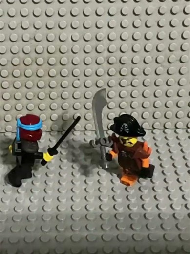 LEGO Ninja 🥷 vs Pirate 🏴‍☠️ | Epic Stop Motion Battle ⚔️🔥