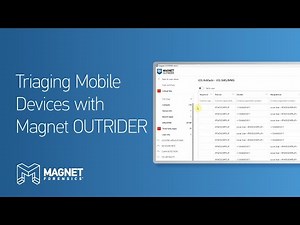 Triaging Mobile Devices with Magnet OUTRIDER