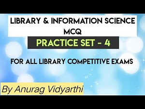 Library & Information Science MCQ | Practice Set- 4 | For all Library competitive exams|| 2020