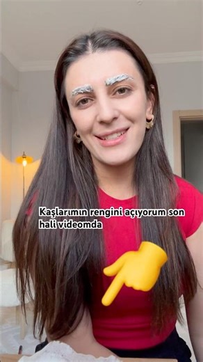 Kaşlarımın rengini açıyorum #keşfet #makeup