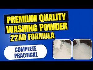 Washing Powder Making 22AD Complete Practical Best Quality