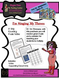 Multiplication Nation Skip Counting Video Three Times Tables