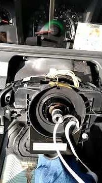 Dodge journey clock spring, wiper switch and headlight switch replacement