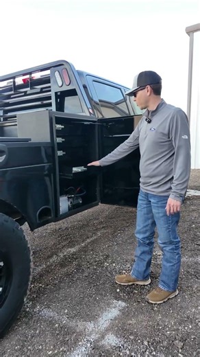 The Flatbed Drawer Setup Built for Real Work Conditions #shorts
