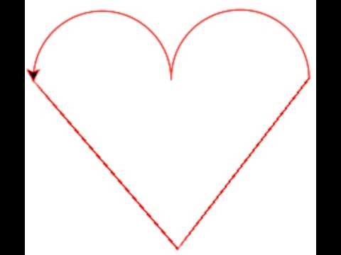 Making a heart in python.