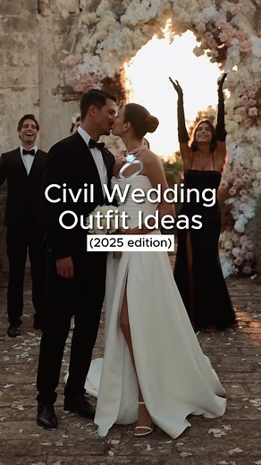14K views · 219 reactions | Civil wedding outfit ideas ✨ Link in bio  #weddingtrends #weddingdress #wedding #weddinginspiration #weddingday #bride #weddingideas #bridetobe #weddingplanner | Your Wedding Mate | Facebook