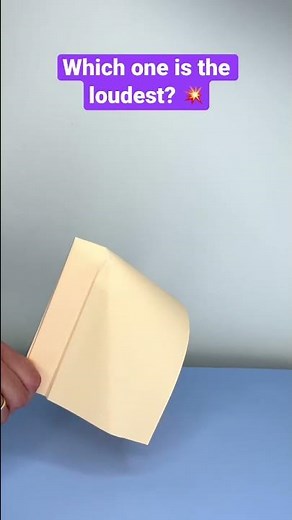 EASY paper POPPER [origami banger, loud paper banger]