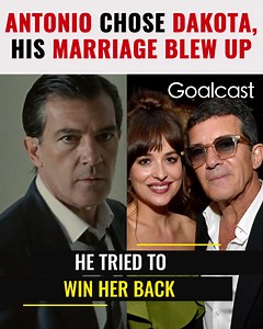 20M views · 135K reactions | When Dakota Johnson caused a tabloid explosion for her role in 50 Shades of Grey, Antonio Banderas chose to support her. But at what cost? His 18 year marriage to Melanie Griffith completely blew up. Why did Antonio choose Dakota? And what caused his heart attack? | Goalcast | Facebook