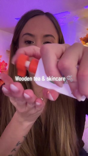 Wooden Tea and Skincare for Relaxation