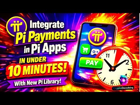 Integrate Pi Payments in Pi Apps in Under 10 Minutes with New Pi developer Library