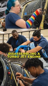 Definition of hands-on training 😤 #AviationInstituteofMaintenance #Aviation #TradeSchool #AircraftMechanic | Aviation Institute of Maintenance
