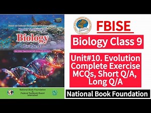 Class 9 Biology Unit 10 Complete Exercise | New Syllabus 2024|LearnOnlineWithAnum