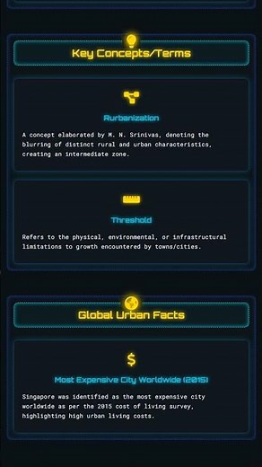 Causes and consequences of urbanization