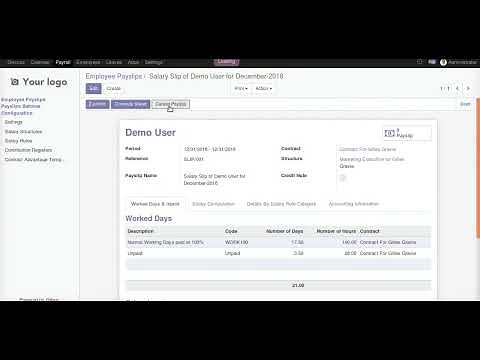 Deduct Employee Salary When Taking Leaves In Odoo Payroll