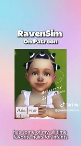 Top Custom Content Creators for Maxis Match Infant Hairs in The Sims 4
