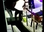 Shocking footage shows man brutally beat his girlfriend