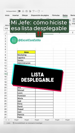 Cómo hacer una lista desplegable en Excel: Tutorial paso a paso