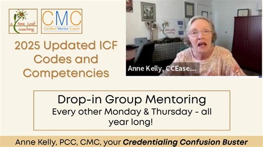🚨 Coaches, the #ICF Codes & Competencies have been refreshed for 2025 — and many of the changes are already in effect! In this short video, A New Leaf Coaching & Consulting, Coach Anne Kelly highlights what you MUST know now: - Confidentiality & technology (Ethics Standard 2.5) - Managing multiple coaching roles (Ethics Standard 3.7) - Updated Core Competencies with side-by-side comparisons - Streamlined credential renewal for lapsed credentials ⏳ Don’t wait until renewal deadlines catch you of
